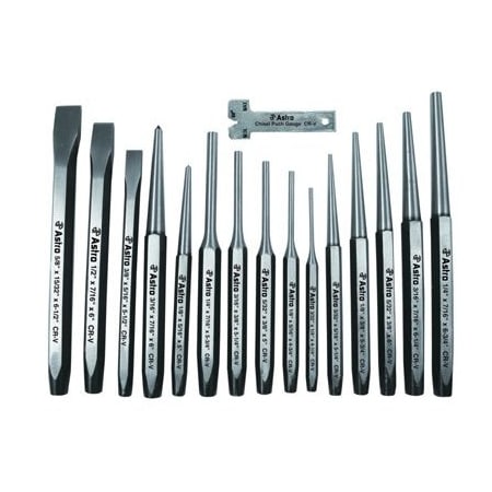 Astro Pneumatic PUNCH & CHISEL 16PC SET AO1600